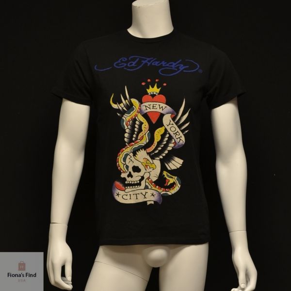NWT Ed Hardy by Christian A Men's T Shirt - New York Cit