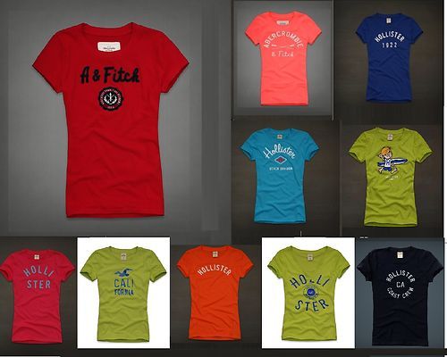 10 Camisetas Hollister Feminino