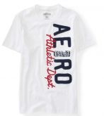 AEROPOSTALE MENS T-SHIRT EMBROIDERED LOGO AERO NEW YORK
