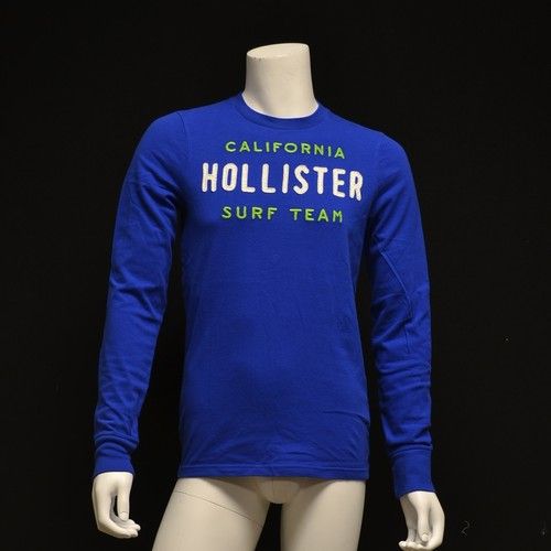 NWT Hollister by Abercrombie Men's Henley - Oceanside Bl