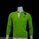 Hollister by Abercrombie Men's Long Henley TShirt El Mor